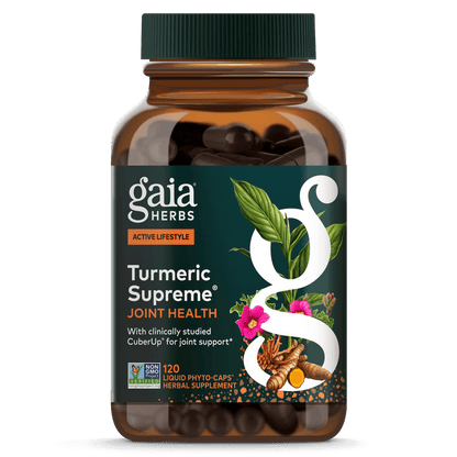 Gaia Herbs Turmeric Supreme Joint Health for Foundational Support || 120 ct