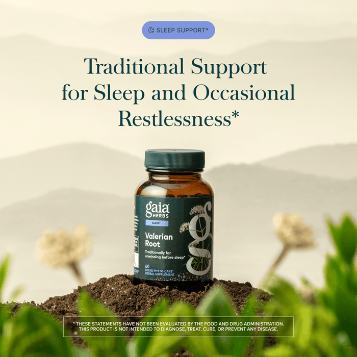 Gaia Herbs Valerian Root Pills for Sleep || 60ct Claims