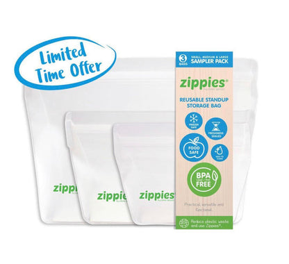 Zippies Reusable Stand Up Bags