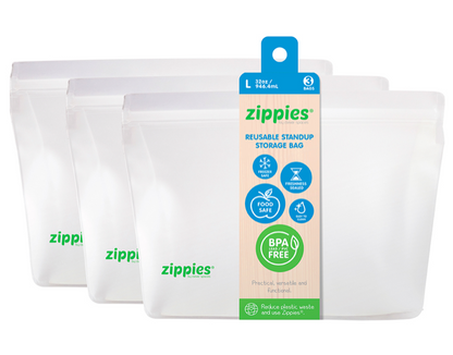 Zippies Reusable Stand Up Bags
