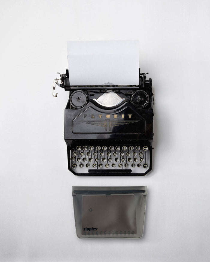 Zippies Steel Grey Reusable Stand Up Bags